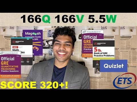 HOW I STUDIED FOR THE GRE! | EXACTLY WHICH BOOKS TO USE (SCORE 332)