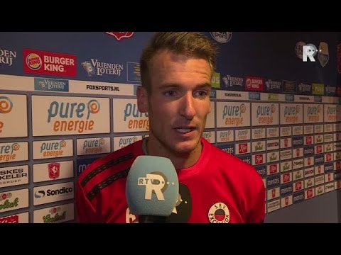 Kevin Vermeulen na afloop van FC Twente - Excelsior