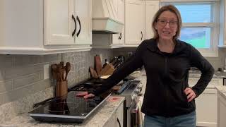 Induction Cooktop with Two Burners, 9 Levels, Lock Feature