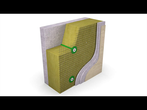 Paroc Fatio plus and thick rendering installation