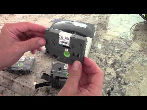 Brother TZe-M961 Metallic Matt Laminated Tape Juodas on Sidabrinis, TZe, 8 m, 3.6 cm video