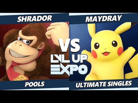 LVL Up Expo 2022 - Maydray (Pikachu) Vs. Shrador (Donkey Kong) SSBU Ultimate Tournament