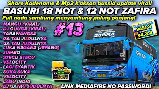 Download lagu KANE BANGET! SHARE BASURI 18 NOT BUS ZAFIRA KODENAME & MP3 KLAKSON BUSSID UPDATE! mp3