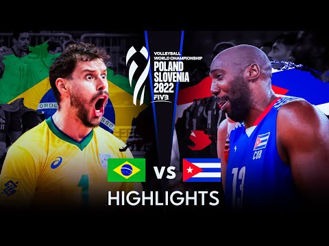 HISTORICAL MATCH | BRAZIL vs CUBA | Men's Volleyball World Championship 2022