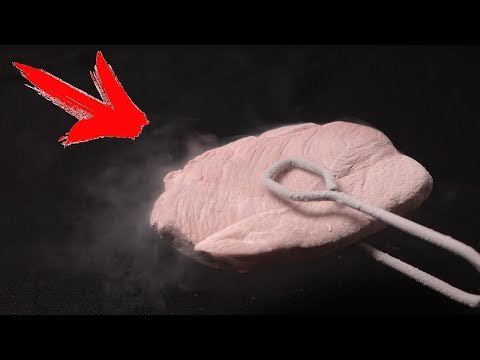 What Does Liquid Nitrogen Do To Meat? Video