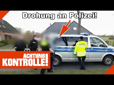 Mutmaßlicher STRAFTÄTER bedroht Beamte! Ernstzunehmende Drohung? |3/3| Kabel Eins |Achtung Kontrolle