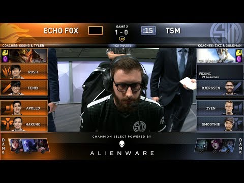 TSM vs FOX Game 2 - 2019 LCS Spring QuaterFinals - Echo Fox vs Team SoloMid