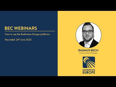 BEC Webinar: How to use the BEC Platforms
