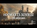 Hogwarts Sunrise w/ 2 hours Harry Potter Music | ambience, music, mindfulness, relax, study, chill