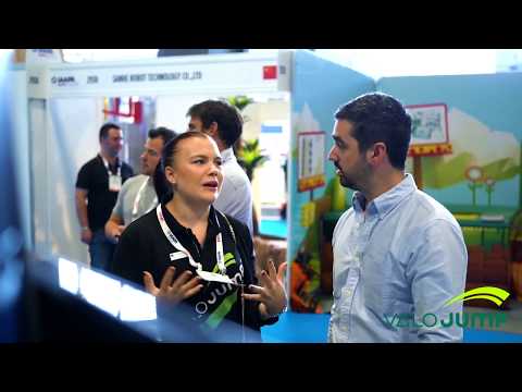 Super Stomp and ValoClimb at IAAPA Expo Europe 2019 with GRTCrew | Valo Motion