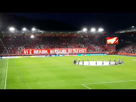 SK Brann 3 Rangers 0 #brann #bergen #football #europaleague #norway 