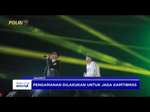 PENGAMANAN KONSER MUSIK FESTIVAL RAYA KEMENANGAN DI ANCOL