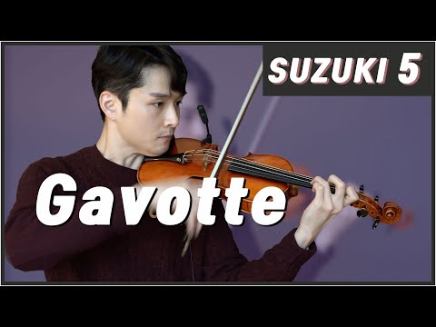 Suzuki Violin School Book Vol. 5 Gavotte J.S. Bach @보찬TV