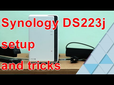 Synology 2-Bay DiskStation DS223j, quick setup, tips, and tricks