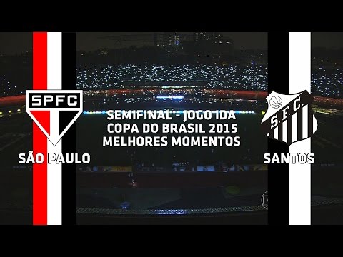 Melhores Momentos - São Paulo 1 x 3 Santos - Copa do Brasil - 21/10/2015