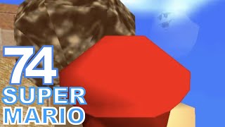 【SUPER MARIO 74】よくみると渋い顔した背後霊が！？（笑）高すぎる塔ステージを攻略　改造マリオ７４実況プレイ【改造マリオ】