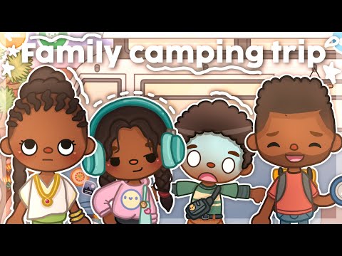 Summer family road trip! 🚐🌅 *VAN BROKE DOWN* (WITH VOICE) Toca boca Roleplay