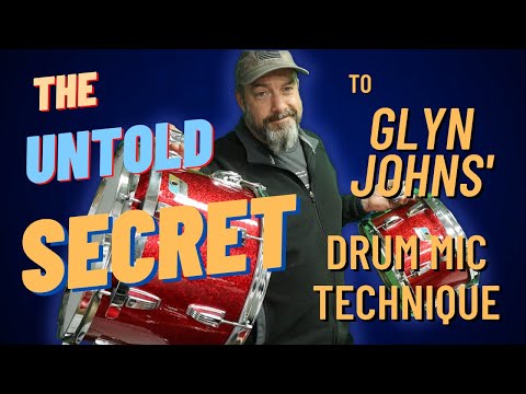 The Secret To Making Minimalist Drum Miking Techniques Sound Great (Glyn Johns, Recorderman, etc...)