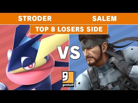 Goodwill $10k Charity Invitational - TUX | Stroder (Greninja) Vs. MVG | Salem (Snake) Losers Top 8
