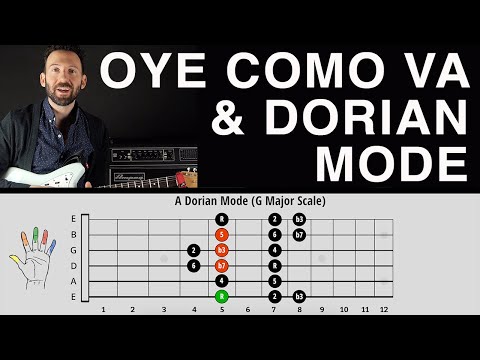 Quick Riff: Oye Como Va & The Dorian Mode (Carlos Santana) How To Play Guitar Lesson Tutorial