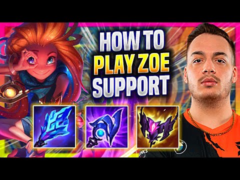 LEARN HOW TO PLAY ZOE SUPPORT LIKE A PRO! - FNC Rhuckz Plays Zoe Support vs Xerath! | Preseason 2023