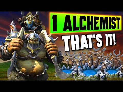 Solo Alchemist Carry - GONE WEIRD! - WC3 - Grubby