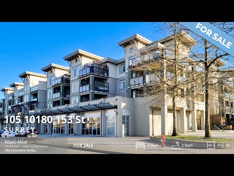 FOR SALE! 105-10180 153 St, Surrey