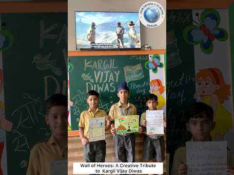 Wall of Heroes: A Creative Tribute to Kargil Vijay Diwas
