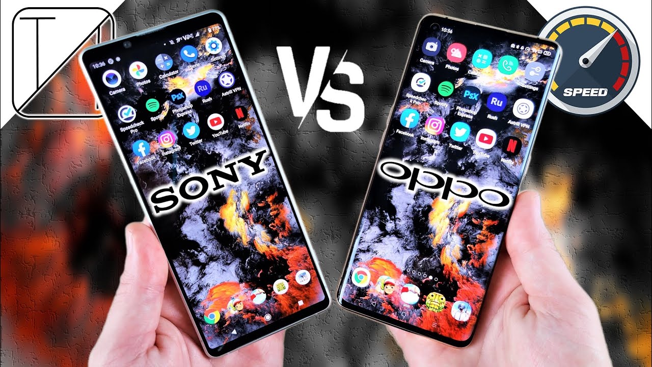 Sony Xperia 1 II vs Oppo Find X2 Pro Speed Test