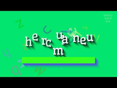 HERCULANEUM - HOW TO PRONOUNCE HERCULANEUM? #herculaneum