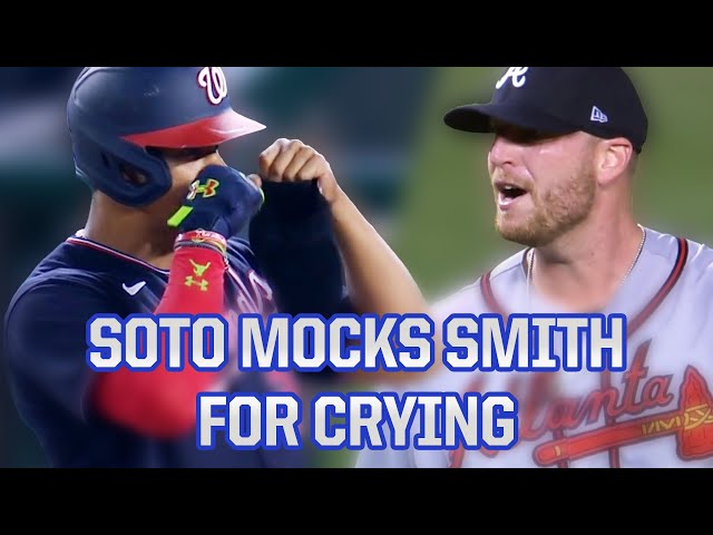 Soto mocks pitcher for crying, a breakdown