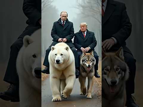 Donald Trump and Vladimir Putin enjoying party #ai #artificialintelligence #trump #putin #aivideo