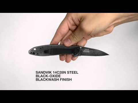 Kershaw 1660BLKW - Leek - BlackWash