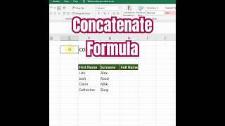 Concatenate - Concatenate Formula in Excel 