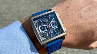 2023 TAG Heuer Monaco 39 mm Titanium blue