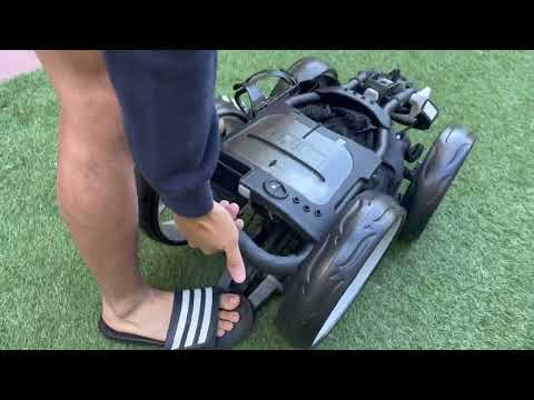 CaddyTek 4 Wheel Golf Push Cart Demo and Review