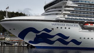 Sailing Vancouver Island Inside Passage to Alaska | Sapphire Princess Balcony View May 19, 2025
