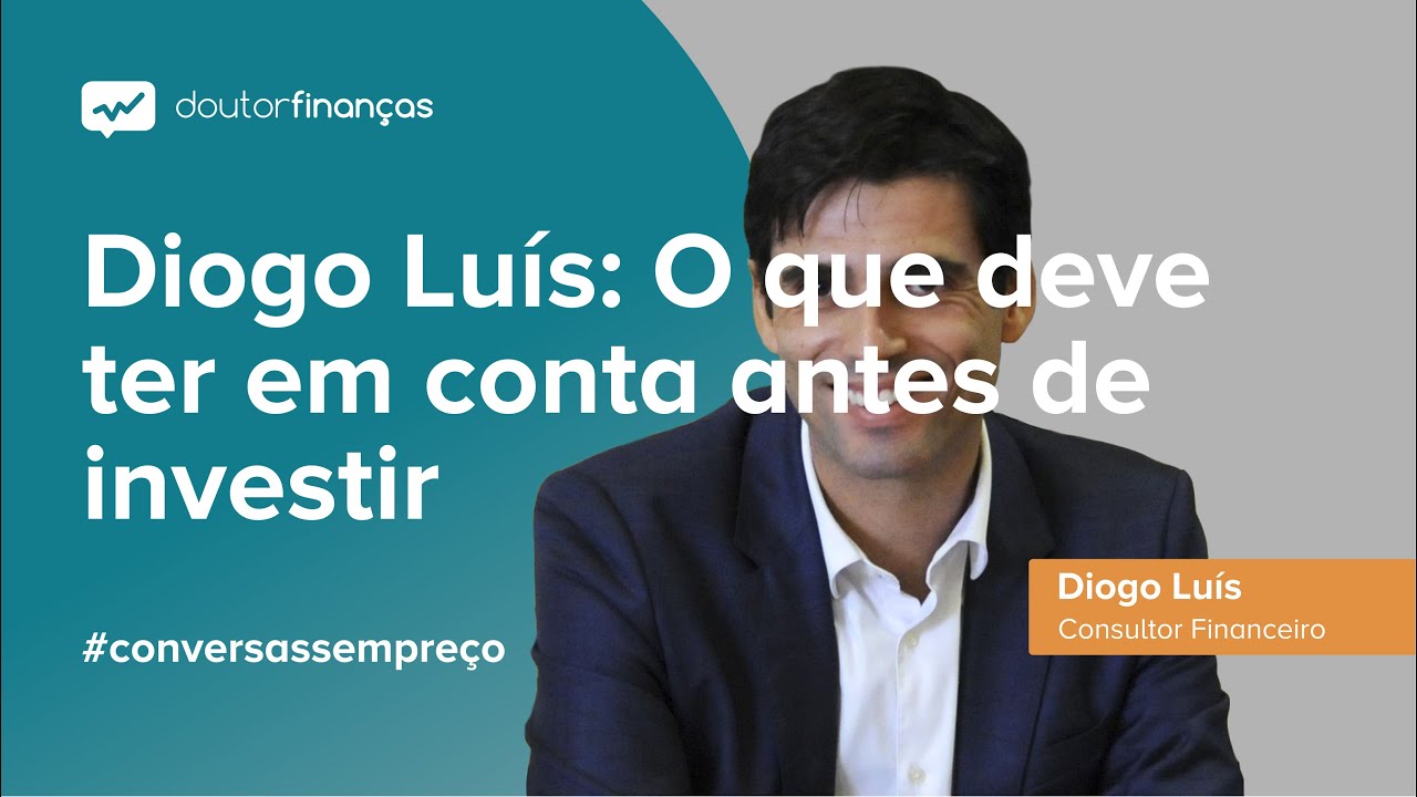 Imagem de um smartphone onde se vê o programa Conversas sem Preço com a entrevista a Diogo Luís, ex-futebolista e consultor financeiro 2