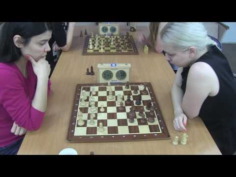2017-03-10 WGM Mirzoeva - WIM Bivol Ostankino chess Cup