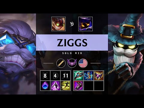 Ziggs Mid vs Veigar - NA Master Patch 25.13