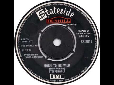 UK New Entry 1969 (121) Steppenwolf - Born To Be Wild