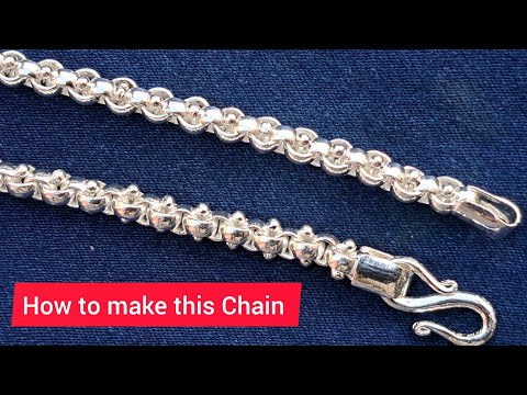 silver chain making | new design silver chain is made | handmade