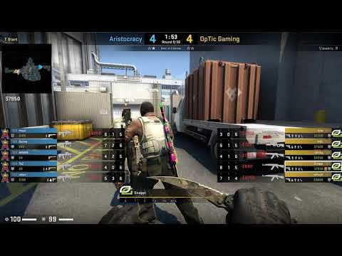 ESports - CS:GO, OpTic vs Aristocracy, ESL Pro League Season 9 Europe (15th of May 2019), Nuke - ...