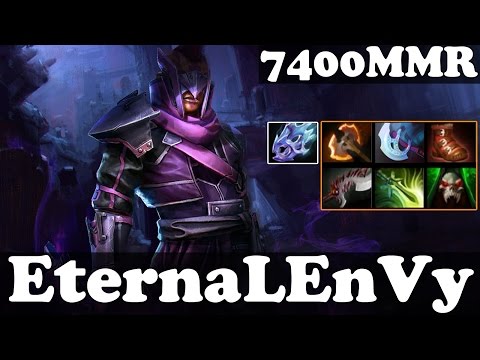 Dota 2 - Patch 6.87 EternaLEnVy 7400 MMR Plays Anti-Mage - Ranked Match Gameplay