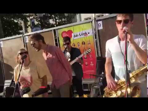 The Sea Slugs - 'They Found Asylum in the Sea' - busking in Luxembourg City