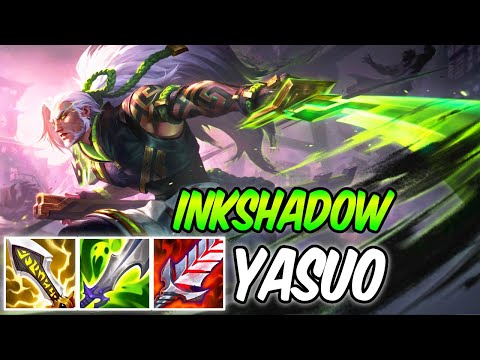 YASUO MID GAMEPLAY | Best Build & Runes Season 13 | INKSHADOW YASUO | League of Legends