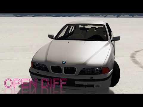 Open Diff vs Welded Diff | BeamNG.drive | BMW 520i e39 |