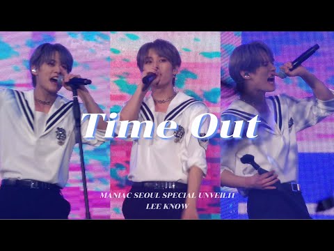 220918 스트레이 키즈 리노 Time Out 타임아웃 직캠 Lee Know FOCUS fancamㅣStray Kids MANIAC Seoul Special UNVEIL11