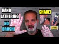 No Brush Lathering One-Handed Minimalist Shave! 4K