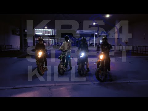 NIGHTRIDEWHEELIES WITH KAWASAKI KX125 & 2X KTM EXC125 & YAMAHA YZF250      |       KB54STREETKILL